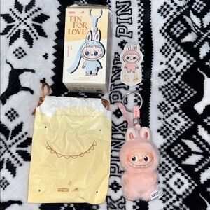 Adorable Monster keychain. Pin for love. Perfect for kids' collection. Letter G